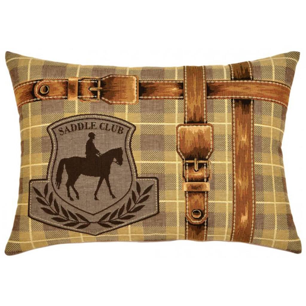 Saddler Belts Saddle Club Rectangle Cushion