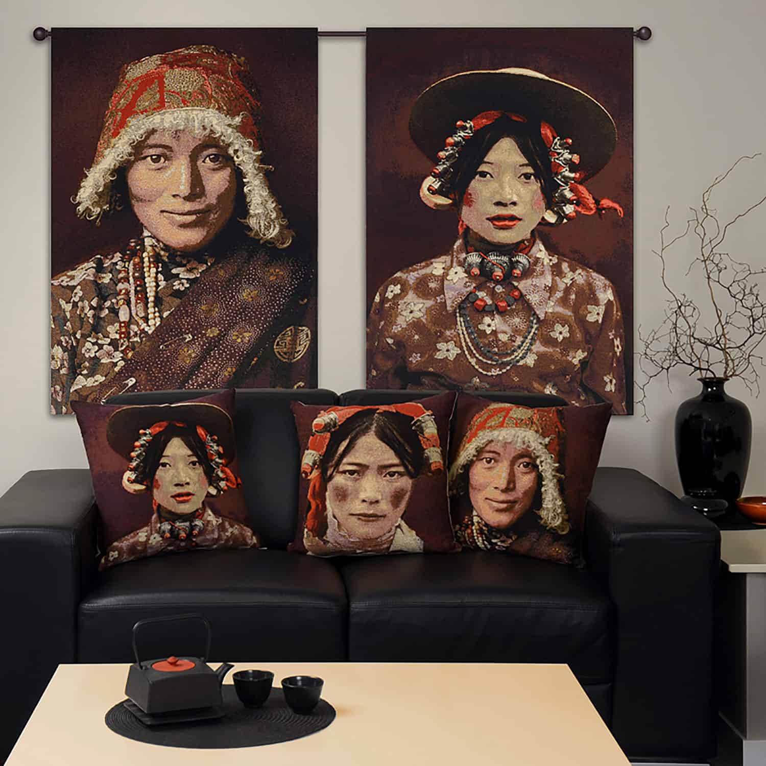 Tibetan Girls Wall Hanging