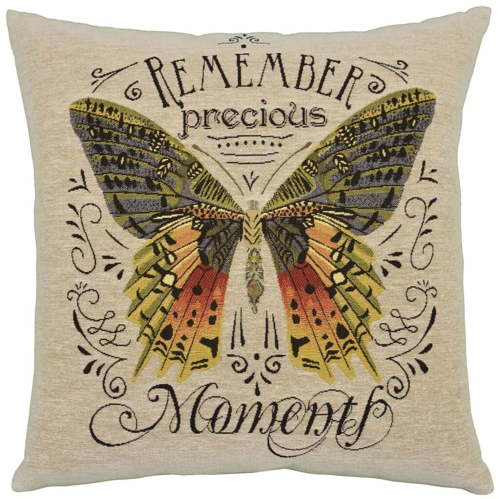 Butterfly Remember Precious Moments Cushion