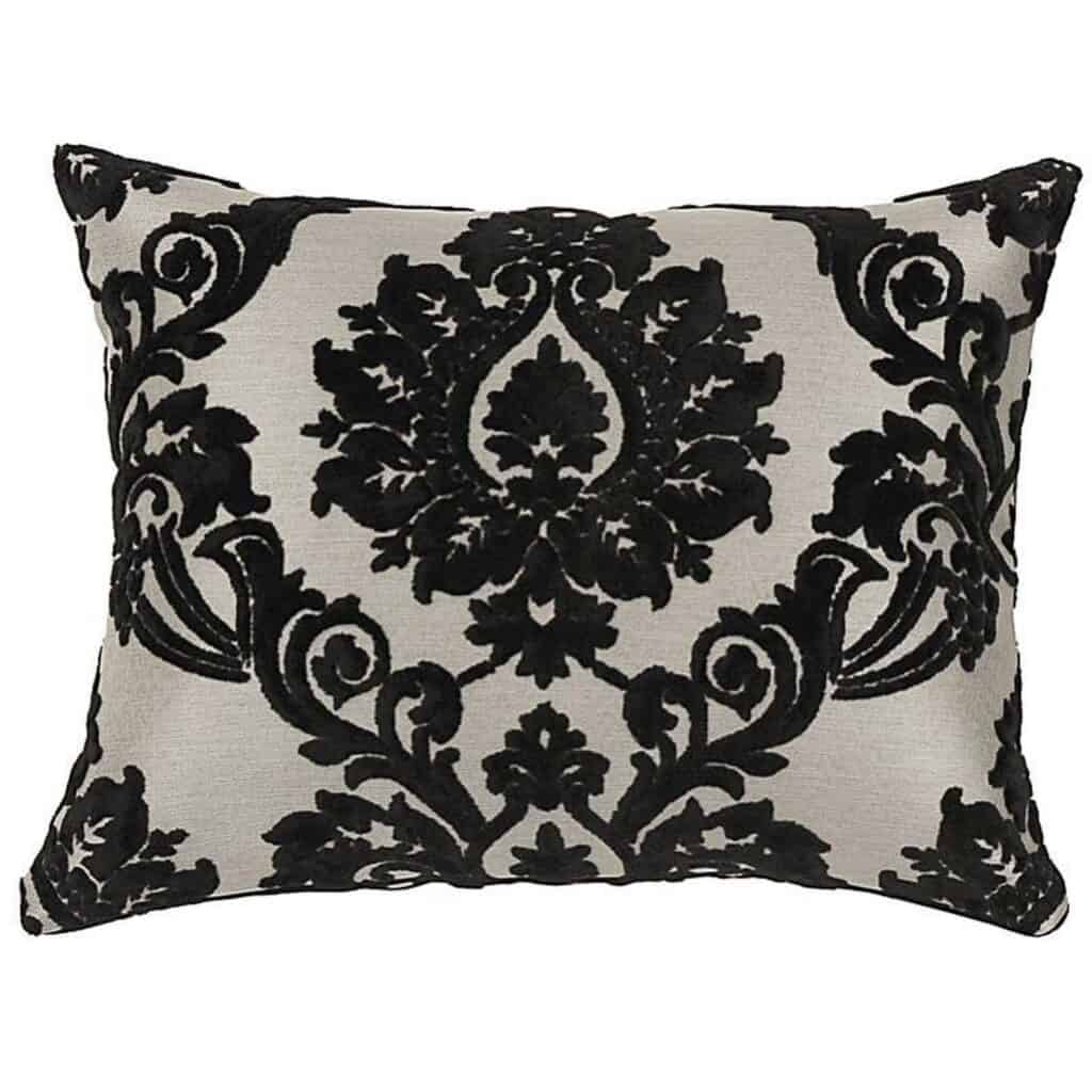 Amari Black Rectangle Cushion