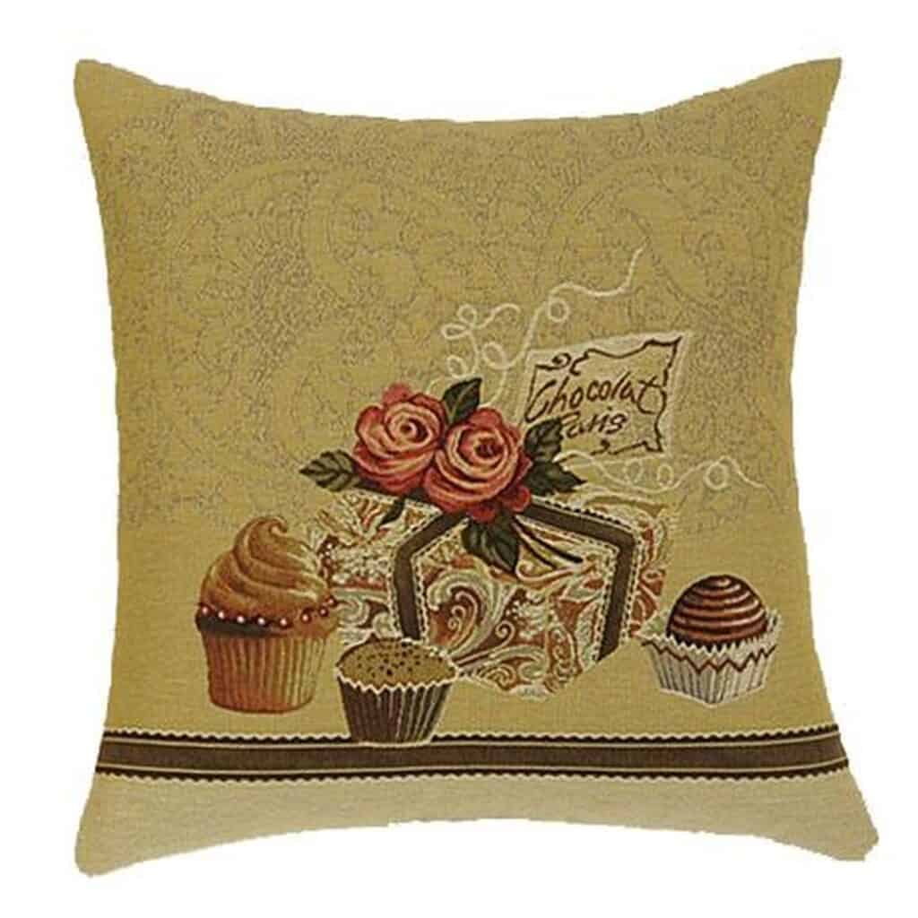 Chocolate Box Paris Cushion