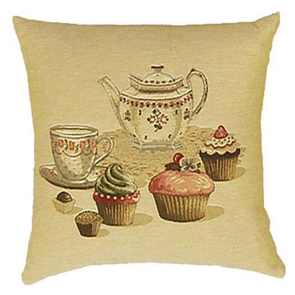 Tea Time Cupcakes Cushion