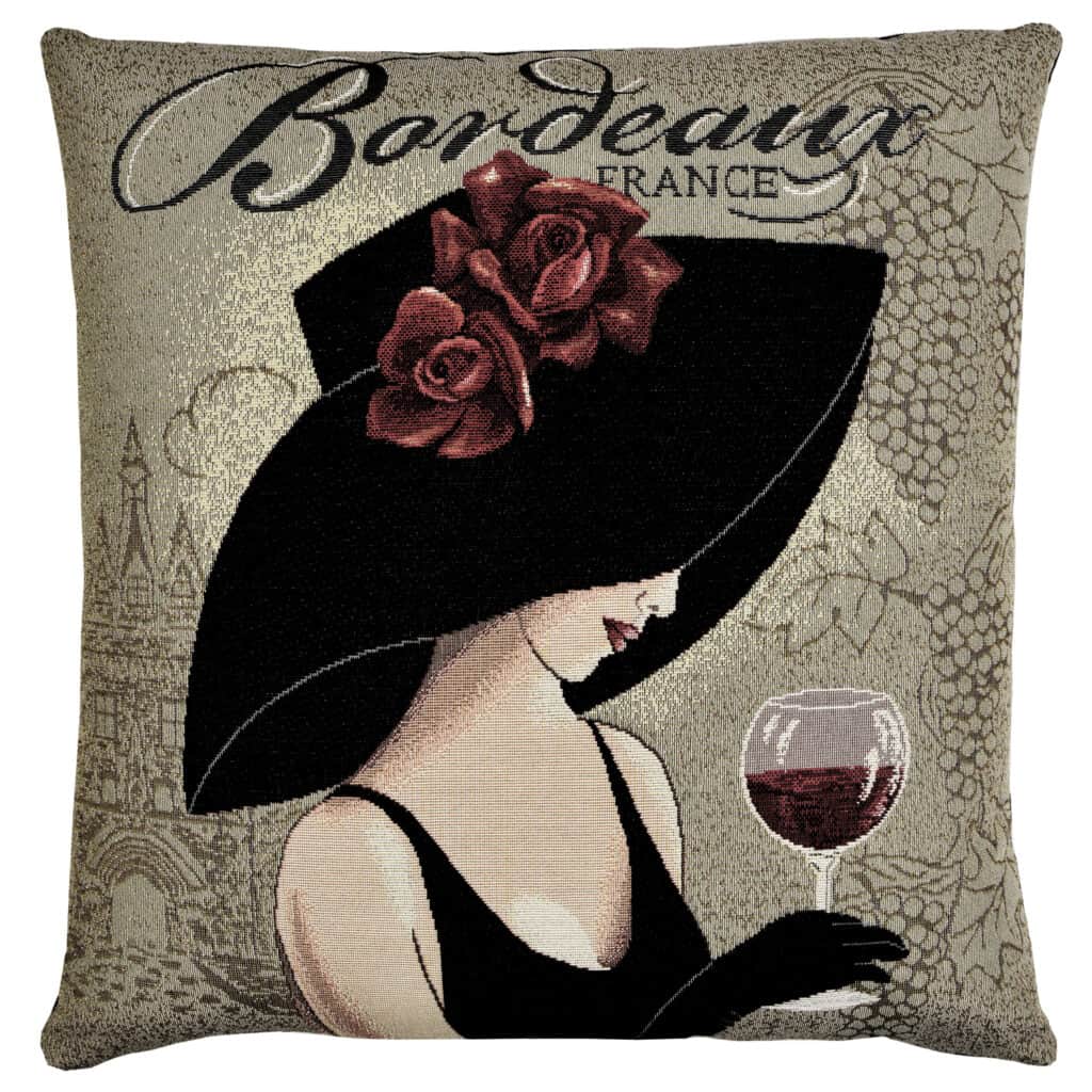 Hat Bordeaux Cushion