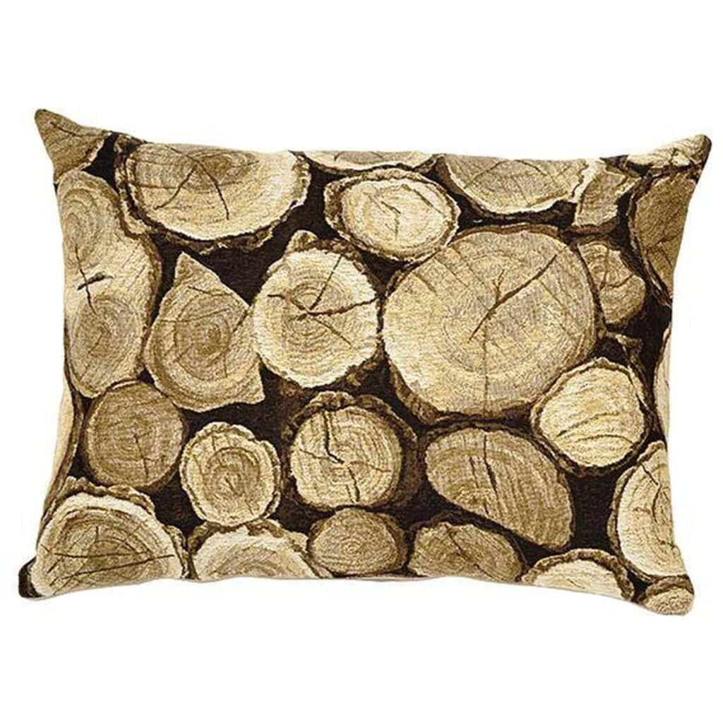 Logs Rectangle Cushion