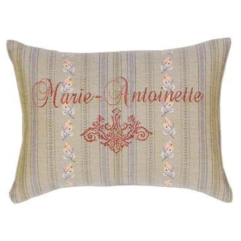 Marie Antoinette Blue Rectangle Cushion