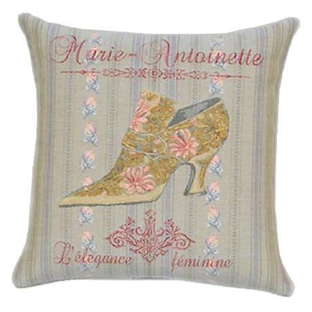 Marie Antoinette Blue Feminine Cushion
