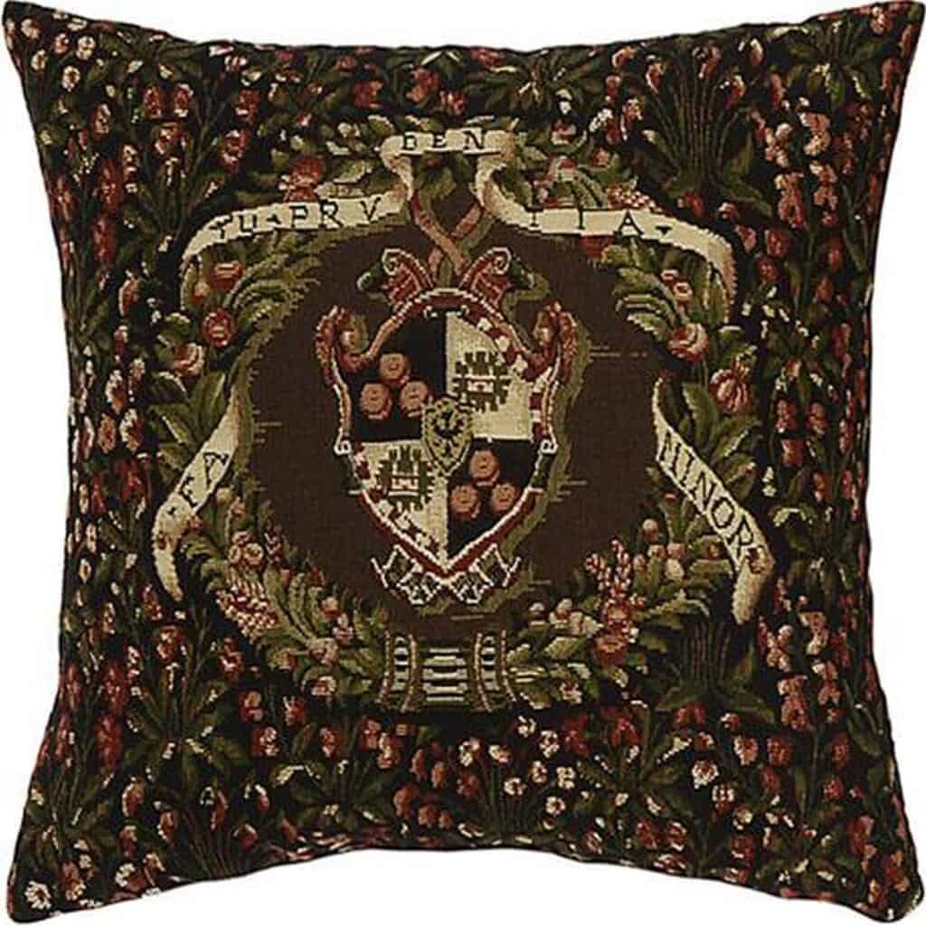 Mille Fleurs Crest Minor Cushion