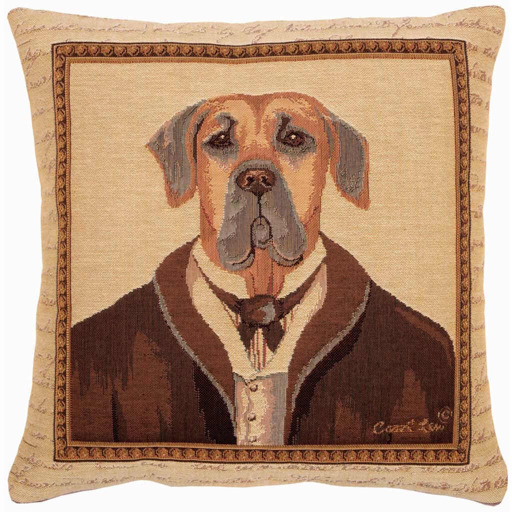 Winston Dog Portrait Cushion