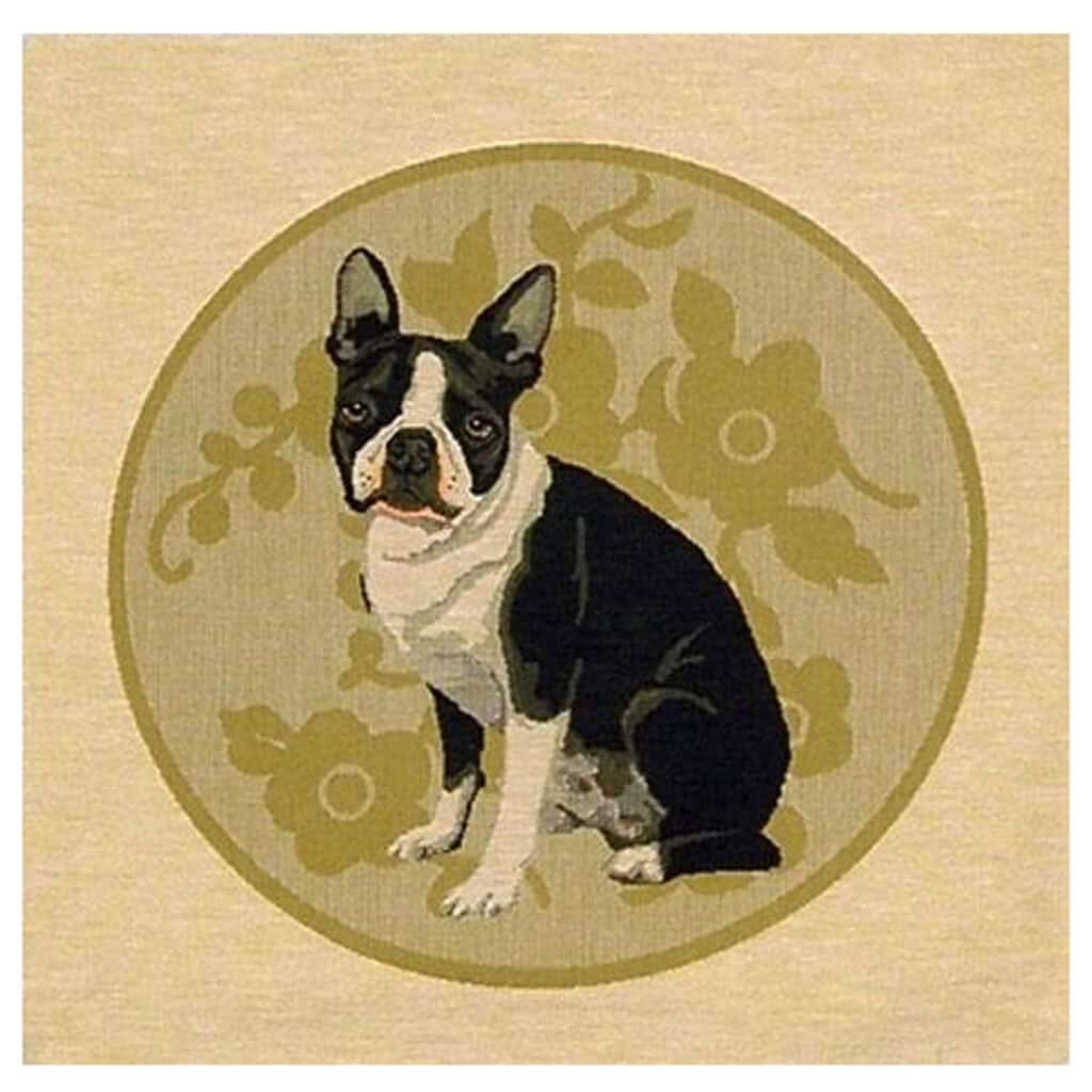 Glamour Dog Beau Cream Portrait Cushion