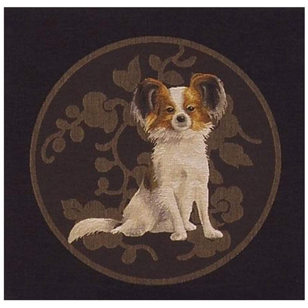Chico Black Dog Portrait Cushion