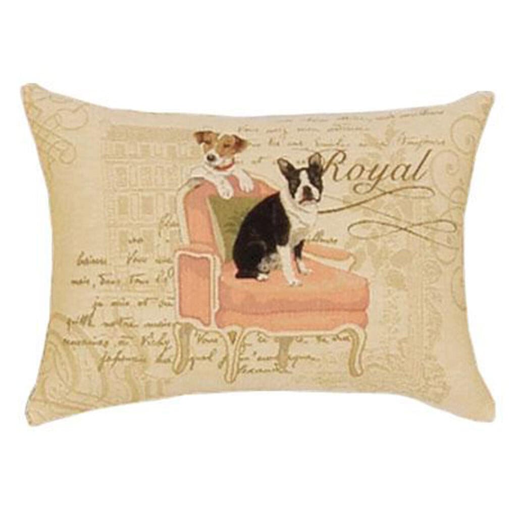 Royal Dogs Rectangle Cushion
