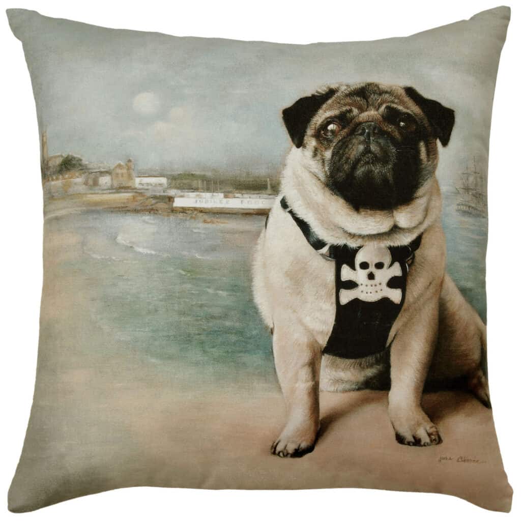 Percy Dog Portrait Cushion