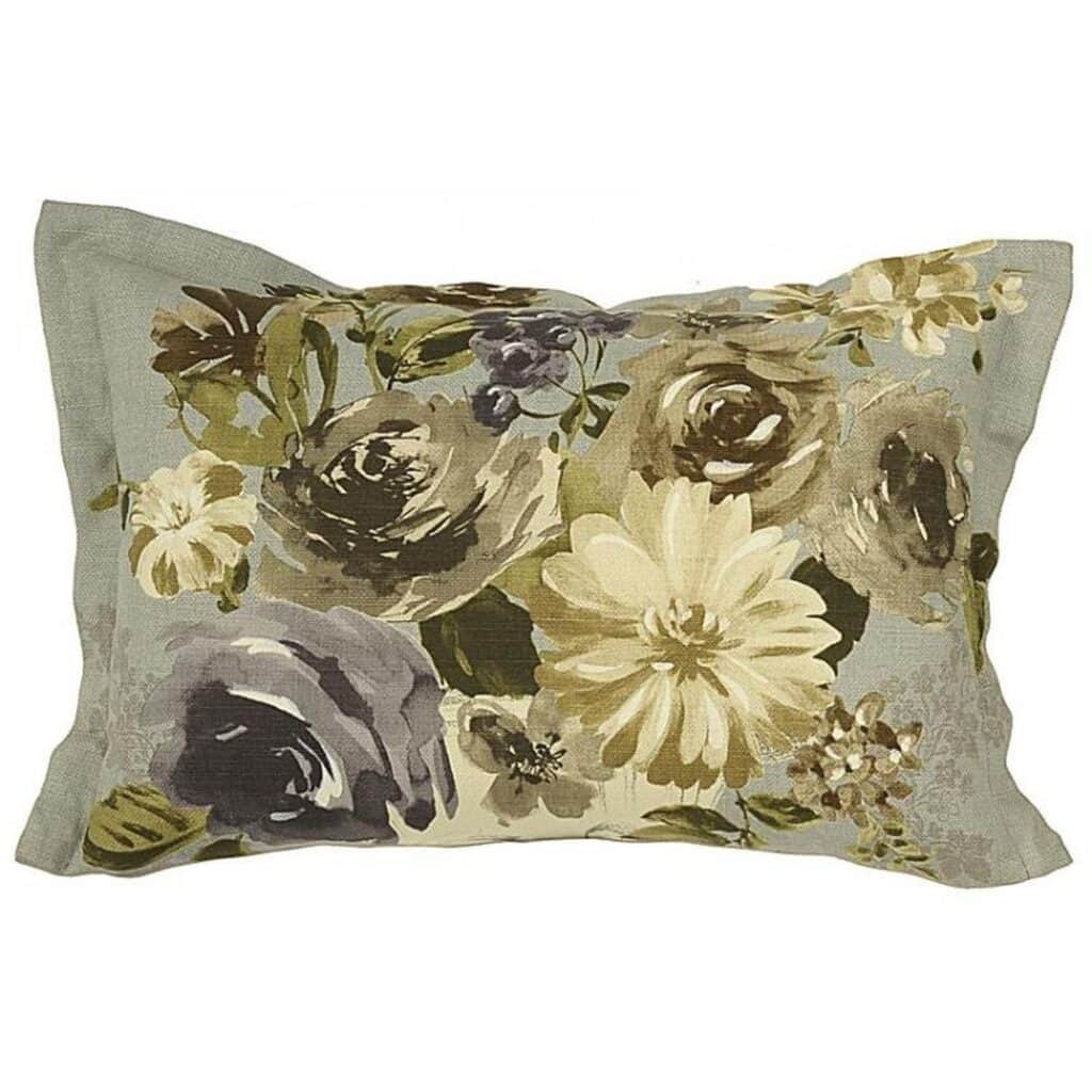 Florentina Teal Rectangle Cushion