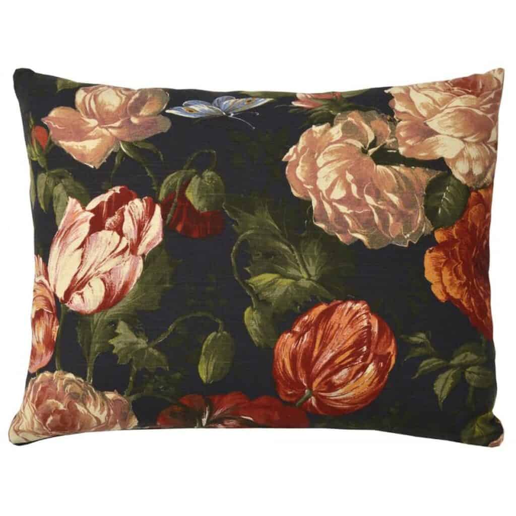 Vermeer Navy Rectangle Cushion