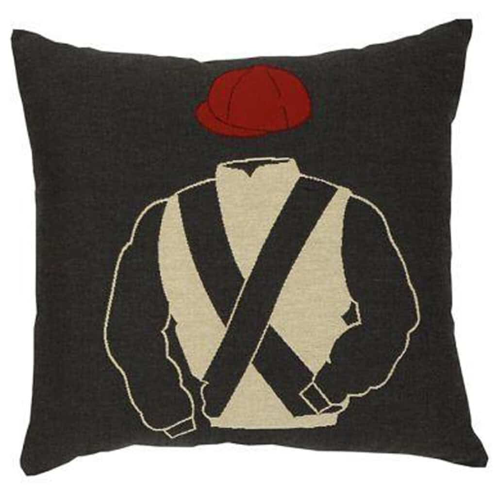 Jockey Jacket Grey Cushion
