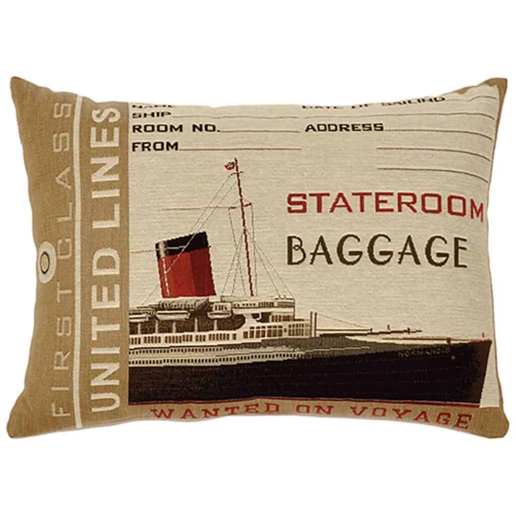 United Lines Caramel Stateroom Rectangle Cushion