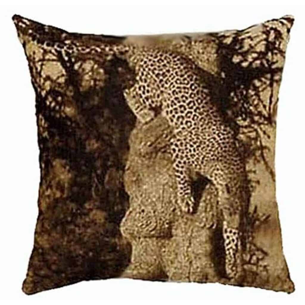 Leopard In Tree Cushion