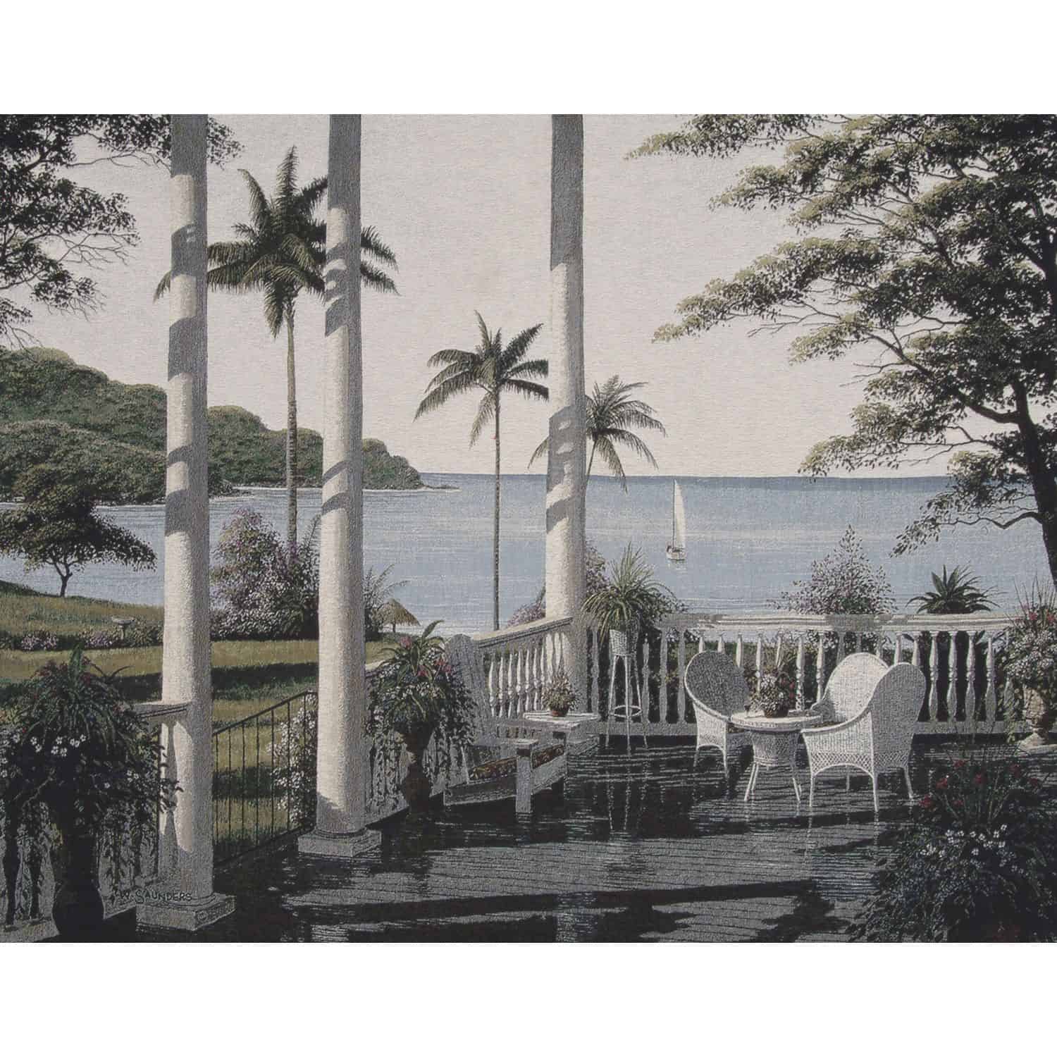 Caribbean Verandah Wall Hanging