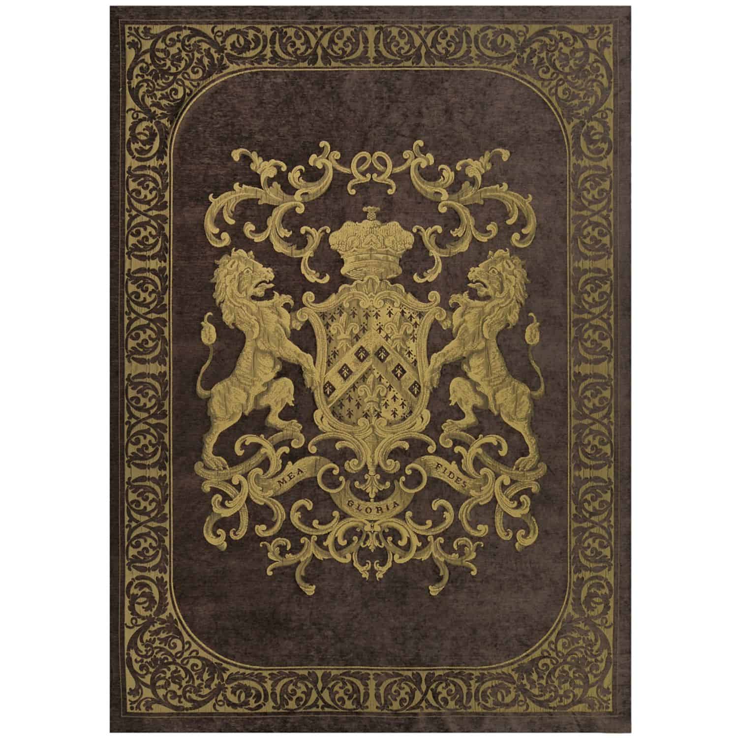 Heraldic Chocolate Wall Hanging