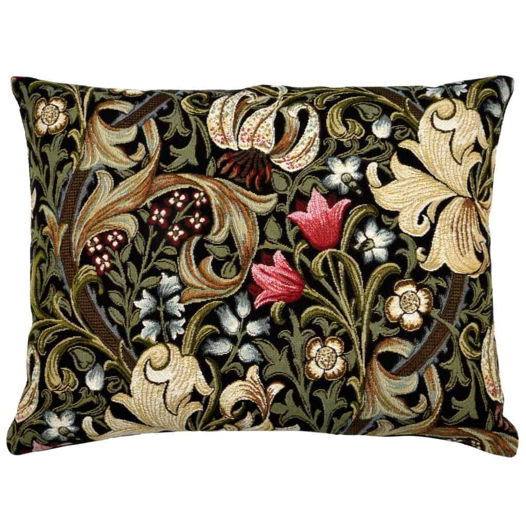 William Morris Golden Lily Rectangle Cushion