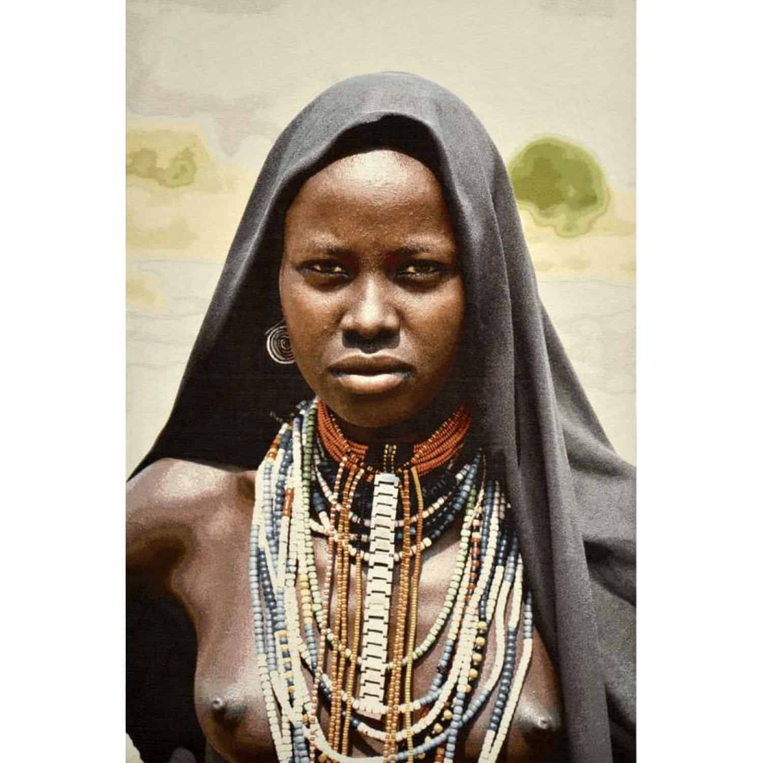 African Tribeswoman Wall Hanging