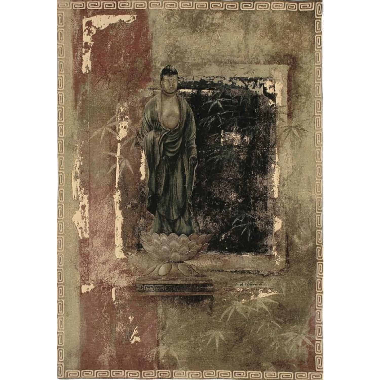 Buddha & Bamboo Wall Hanging