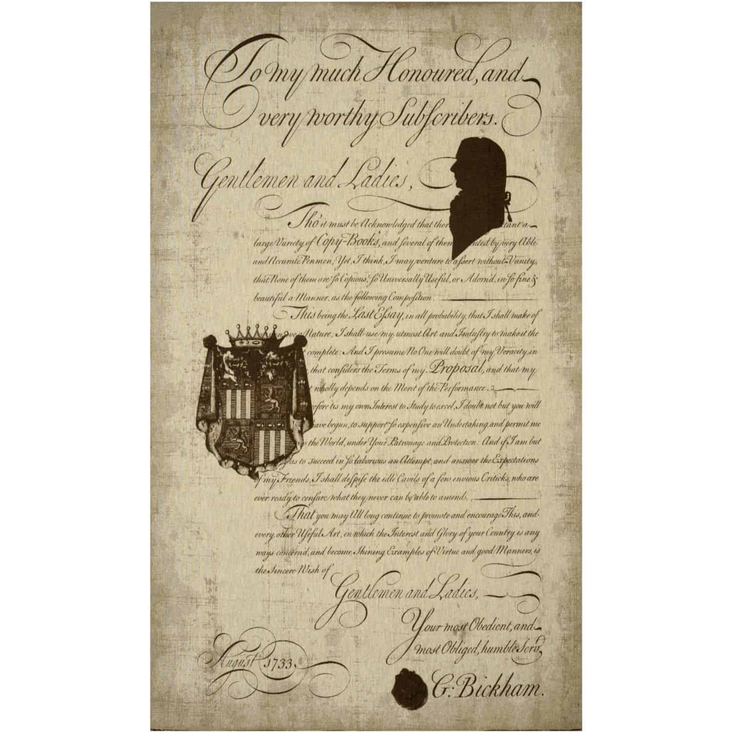 Gentlemen & Ladies Wall Hanging