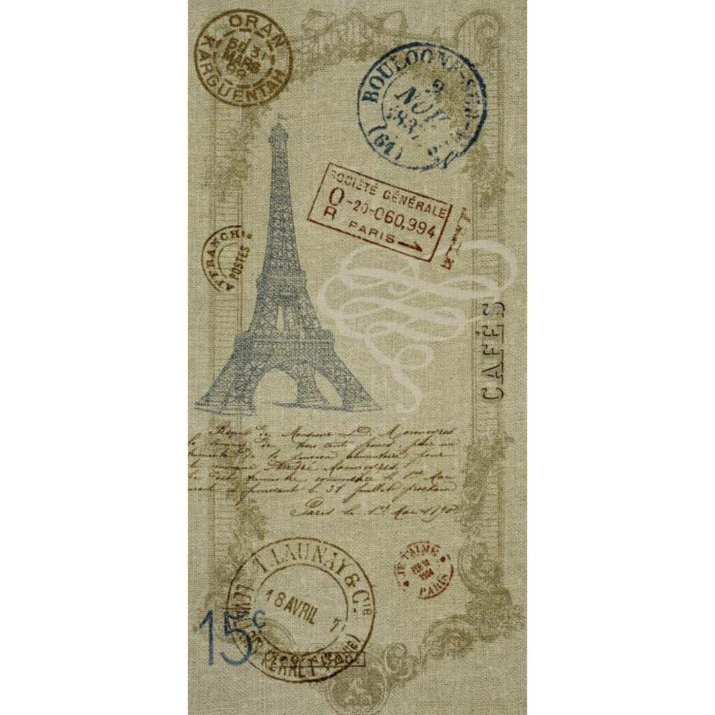 Passport To Eiffel Wall Hanging