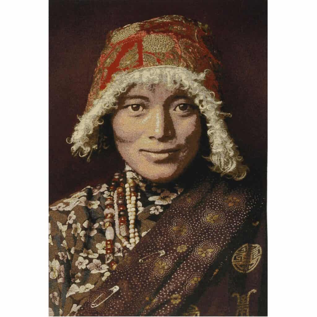 Tibetan Girl Baiyan Wall Hanging