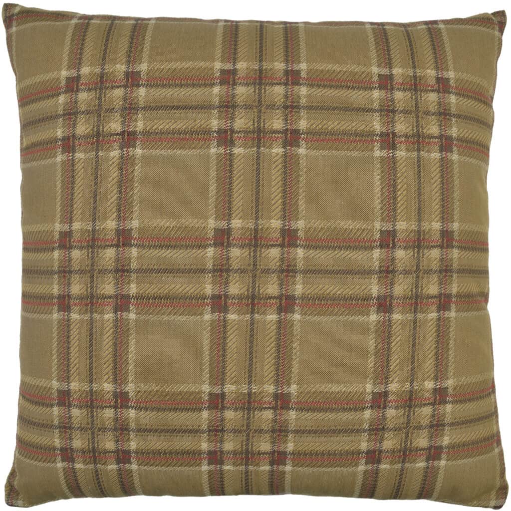 Plaid Caramel Cushion